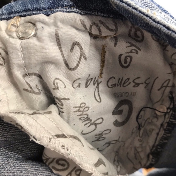 G by Guess Cotton Stretch Rolled Hem Jeans - Picture 5 of 6